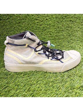 Converse Jack Purcell Mid Mens Size 8.5 Womens 10 Gray Athletic Shoes Sneakers